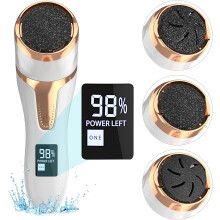 Removedor eléctrico de callos para pies, herramientas profesionales de pedicura con batería recargable y motor potente, absorción por vacío,