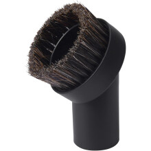 Brosse à poussière ronde, accessoire pour aspirateur avec poils doux pour aspirateur universel, outil de dépoussiérage en crin de cheval idéal