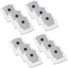 Sacs d'aspirateur faciles à installer, compatibles avec les séries iRobot Roomba i, s et j, filtration haute efficacité de remplacement pour i3+,