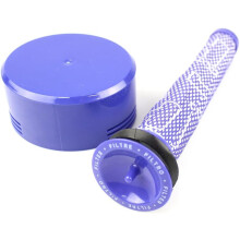 Filtro de repuesto de alta eficiencia para aspiradora Dyson V7V8, prefiltro y postfiltro, bandeja de fregadero de piedra lavable y reutilizable para