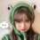 Πλεκτή κορδέλα μαλλιών με τρισδιάστατη διακόσμηση με μάτια βατράχου, πλεκτή 2
