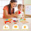 Ξύλινο σετ παζλ για πρόωρη μάθηση, παιχνίδι Montessori σε σχήμα ζώου, φωτεινά, ζωντανά 8