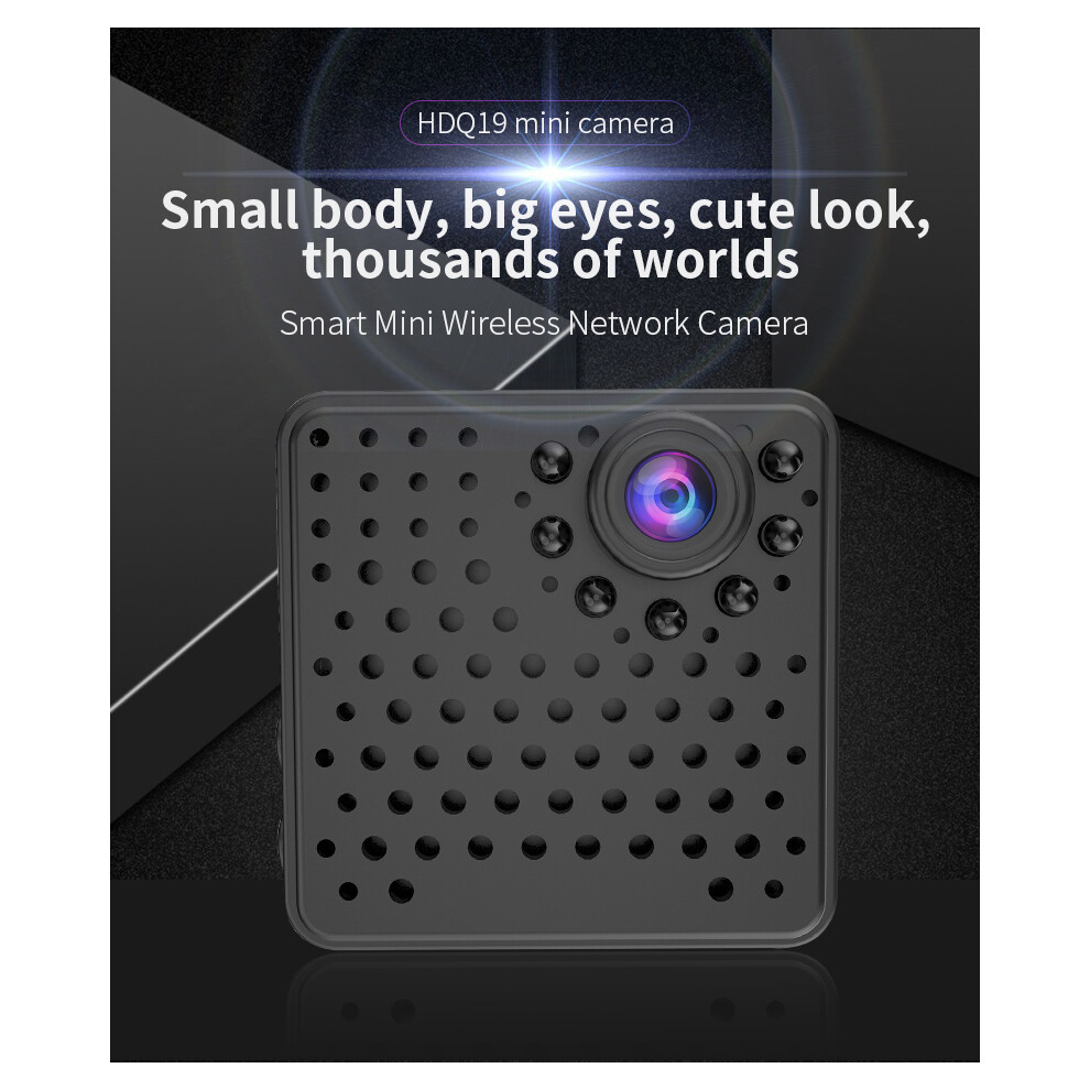Ultra-Compact Mini Wifi Camera For Home Security, Automatic Infrared Enhanced Night Vision, Continuous Recording And Easy Wifi Setup 9128293394130