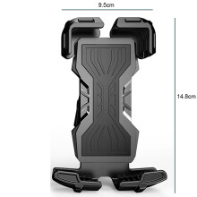 Suporte para celular de fácil instalação para motocross, com presilha para guidão, altamente ajustável, operação com uma só mão e ampla
