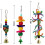 Σετ παιχνιδιού παπαγάλων, παιχνίδια μάσησης για παπαγάλους, κοκατίλ και πουλιά, 1