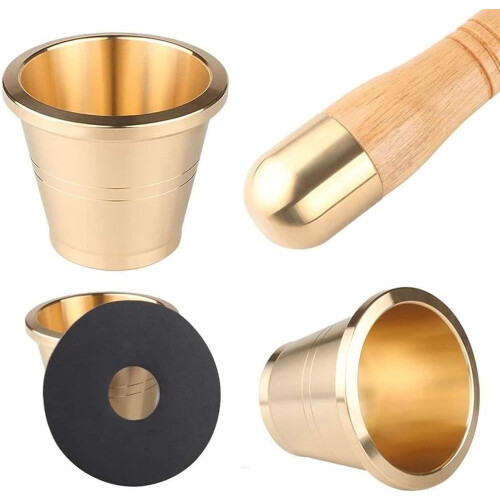 Granite Mortar and Pestle Set with Rustproof Solid Brass, Ergonomic Grip for Herbs Spices Garlic 1