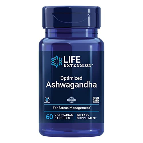 Life Extension, Optimized Ashwagandha, 60 Βιολογικά Φύλλα (125 mg ανά Φύλλο)