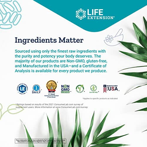 Life Extension, High Potency Optimized Folate, 8,500 mcg DFE, 30 Vegetarian Tablets 2
