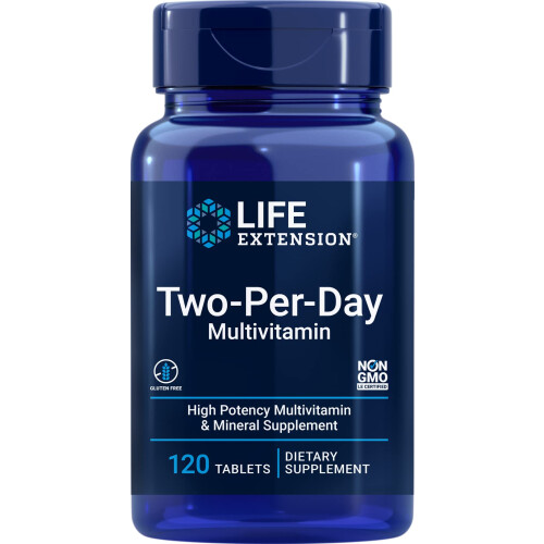 Life Extension, Two-Per-Day Multivitamin, 120 Tablets
