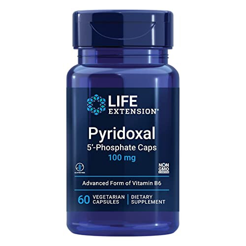 (60 vcaps) Pyridoxal 5'-Phosphate Caps, 100mg - 60 vcaps