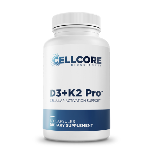 Cellcore D3+K2 Pro 60 Capsules