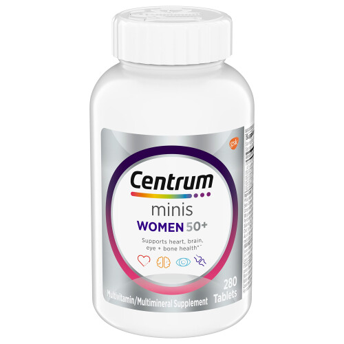 Centrum Centrum Minis Women 50+ Multivitamin/Multimineral, 280 Tablets
