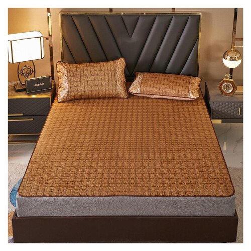 Carbonized bamboo cooling mat, doublesided, foldable, multiple sizes (120 * 95cm) 120*95cm