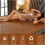 Carbonized bamboo cooling mat, doublesided, foldable, multiple sizes (120 * 95cm) 120*95cm 5