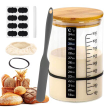 Sourdough Glass, Yogurt Fermentation Kit, Quality, Glass, for Beginners