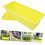 Large Rectangular Windowsill Planter Box with Tray Indoor Outdoor Flower Pot Set Yellow 2