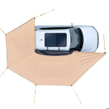 Toldo 270 Graus 6,08x2,10 m para Veículo-Duoku-Abrigo Lateral Retrátil Impermeável e Resistente aos UV50+, Adequado para SUVs