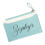Modern Card Wallet Multiple Slot Design PU Materials Easy-Blue 1