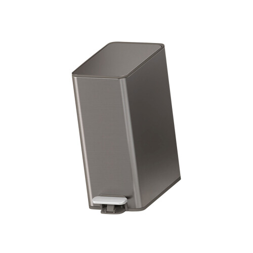 Modern 7L Untarnished Wastebasket Quiet Step-Titanium gray