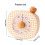 ABS-materialen Visuele rotatietimer Stille werking-Geel 4