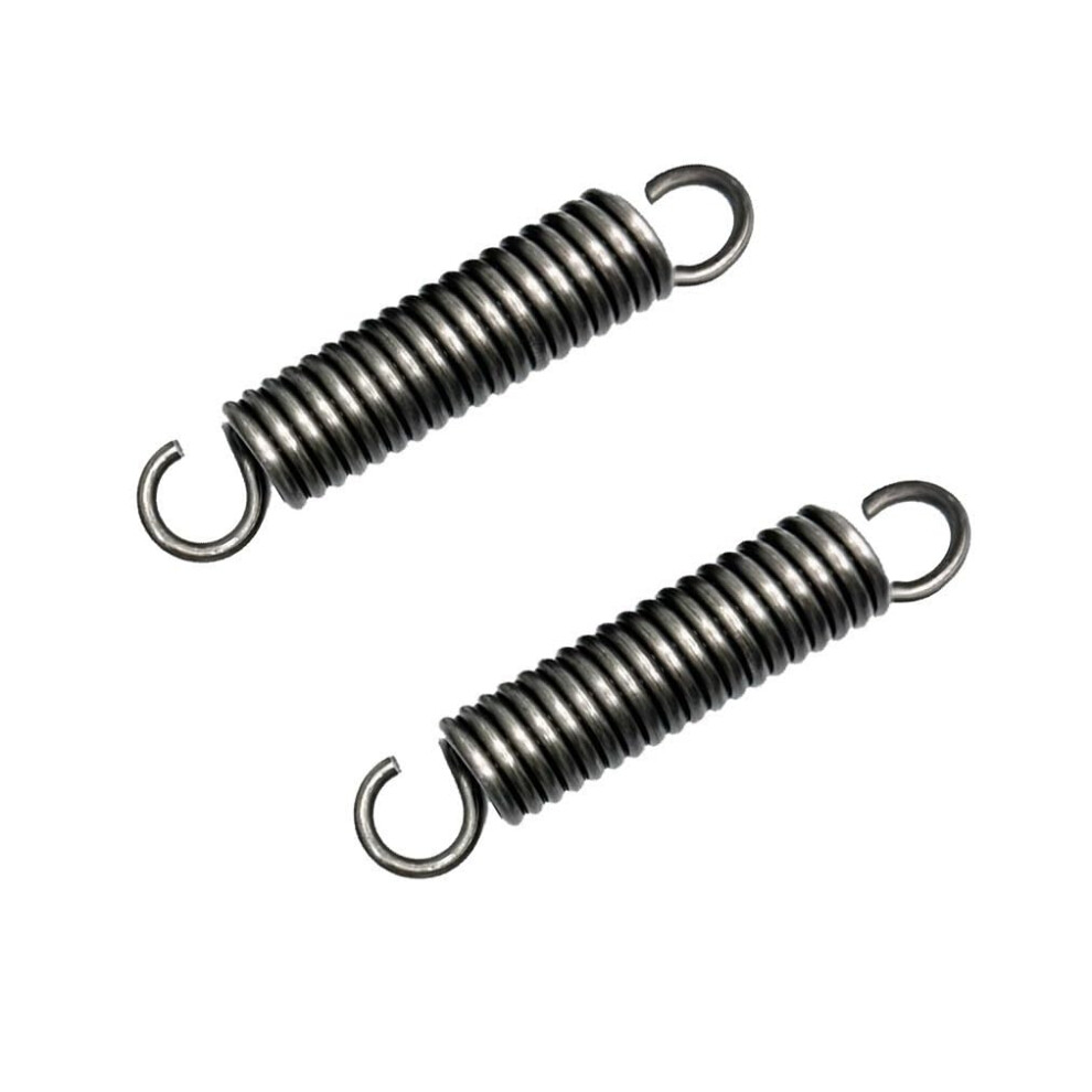 2Pcs Tension Springs With Hooks 50Mm Length 1.5Mm Wire 8Mm Od Heavy Duty Durable 9426802340631