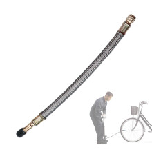 Tire Valve Extension 21cm Leakproof Flexible Valve Stem Hose for Car and Motorcycle Inflators