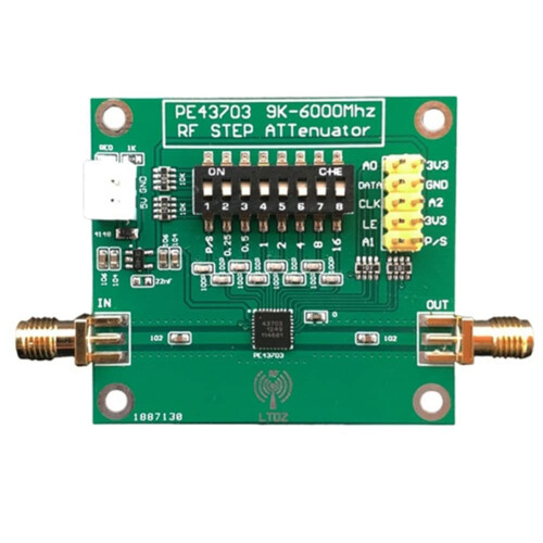 PE43703 Digital Programmable Step RF Damping Module 9K6GHz 0.25dB Step Up to 31.75dB