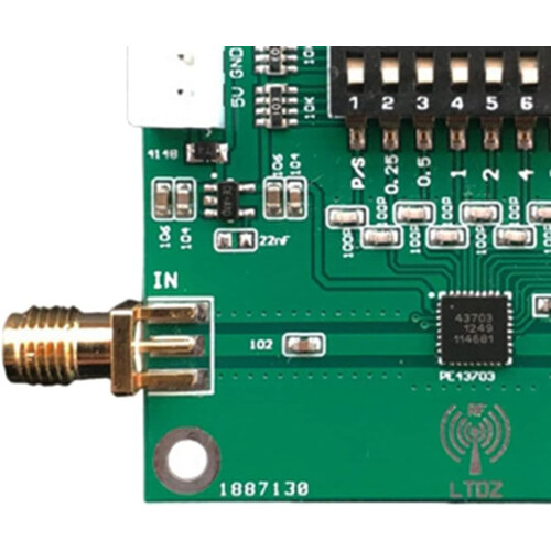 PE43703 Digital Programmable Step RF Damping Module 9K6GHz 0.25dB Step Up to 31.75dB 2
