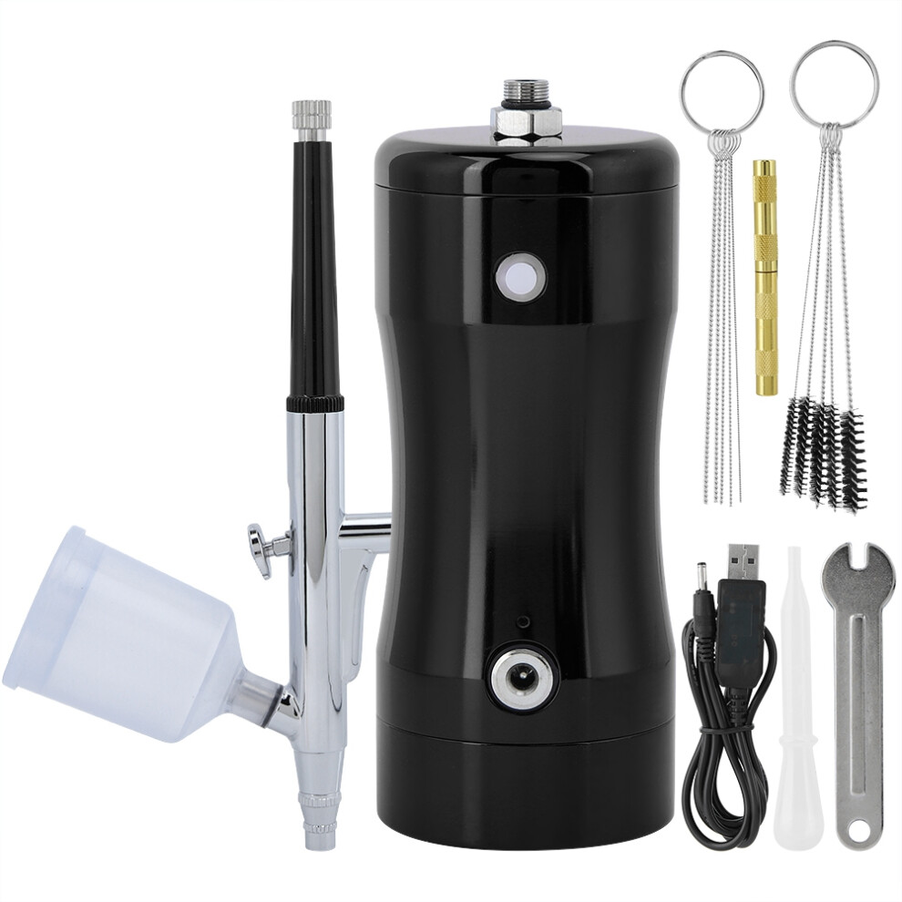 Multi-Application Airbrushing System, High-Pressure Airbrush Kit For Professional And Hobbyist Artists (Black) 9148971644050