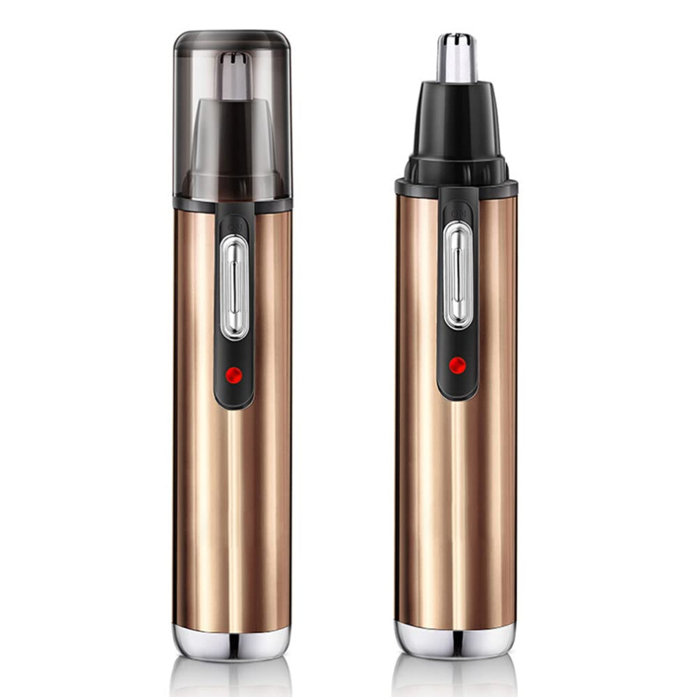 Nose Hair Trimmer with 360 Rotating Blades, Waterproof Rechargeable Ear and Nose Hair Removal Tool