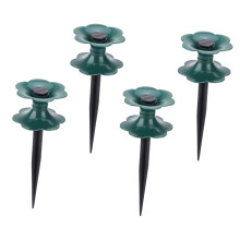 Garden Hose Guide Spikes 4 Pack for Flower Beds Plant Protection and Smooth Hose Guidance