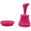Space-Saving Design Mini Plunger, Powerful Drain Plunger For Quick Solutions, Ergonomic Grip, Effective Unclogging Tool, Universal Fit For Various Dra 5
