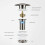 Ανεξάρτητο πώμα αποχέτευσης μπανιέρας με αναδυόμενο σχεδιασμό, μηχανισμός 4
