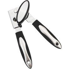 Deschizător de conserve multifuncțional, proiectat ergonomic cu prindere confortabilă, deschizător de conserve manual din oțel solid cu