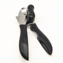 Dåseåbner med glat kant, alsidig funktionalitet til køkkenapparater, ergonomisk design, manuel dåseåbner med kraftigt blad i rustfrit stål,
