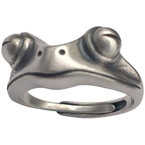 Ρυθμιζόμενο δαχτυλίδι Vintage Design, κοσμήματα με ζώα και χαριτωμένο σχέδιο βάτραχου,