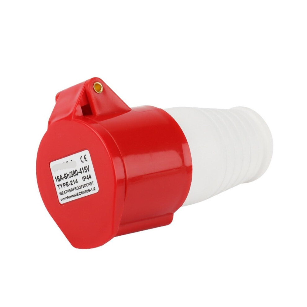 Industrial Plug, Aviation Socket, 16/32A 3/4/5Core, Threephase, Fourcore, 380 V, Industrial Plug (2144 Core, 16A Solid) 2144 Core 16A Solid 9412369211286