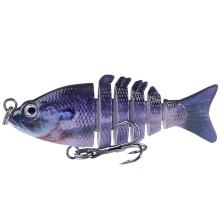 Mini Jointed Swimming Lure 5cm 2g Tilapia Fishing Lure Bass Lure Crank Bait Lifelike Swimming Action Hard Bait Freshwater Tool Cc10705