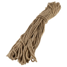 Jute rope thick cord for DIY projects, gift wrapping, and gardening. Durable natural material for crafts and ornaments.