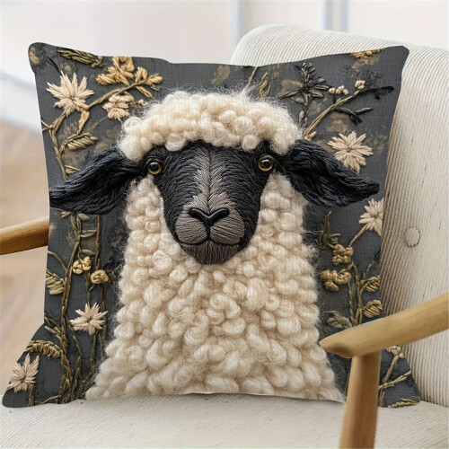 Gentle Alpacas Styles Pillow Protectors Natural-Three sheep 1