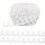 Roll of 20Yard Collar Button Fasteners Elastic Button-White 1