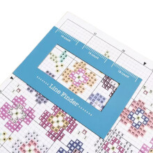 CrossStitch H Locator, Knitting Pattern Holder, Embroidery Ruler Tool, versatile, lightweight, 238 x 5.9 cm