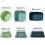 Reusable silicone muffin cups, baking molds, dishwasher safe, 24 pieces 2