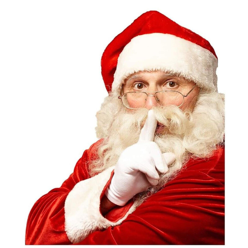 Christmas Car Window Sticker 3D Santa Claus Rear View Decal Festive Holiday Vinyl Wall Art 9189345073137