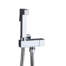 Handheld Sprayer For Toilet Brass Chrome Portable Baby Cloth Diaper Sprayer Head With Hose Feminine Wash And Pet Washing