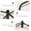 Artificial Christmas Tree Stand Black Iron 2
