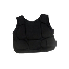 Karate Chest Protector Vest Soft Belly Protection Pad for Taekwondo Kickboxing Boxing Fitness Training, Adjustable Size, Durable Material