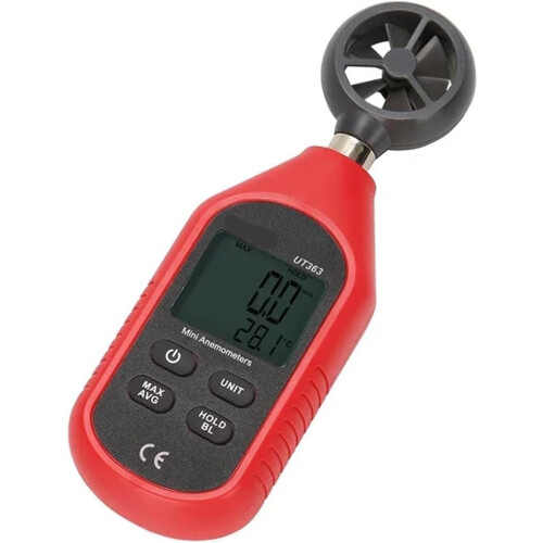 UT363BT Digital Handheld Anemometer with Bluetooth, LCD Wind Speed and Temperature Tester 1