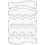 5 pieces acrylic wave ruler, quilt templates, DIY drawing template, tailor's measuring ruler, soft patchwork ruler Ref: 5363 1