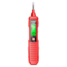 Voltage Tester VD807 Quick Live Wire Detection 12300V with Sound Alarm and RealTime Display Red